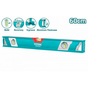 TOTAL - Nivela cu bula - 60cm - precizie 0.5mm (IN