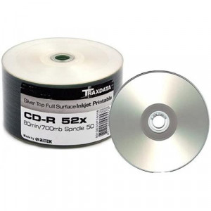 Traxdata CD Printabil Silver Full Traxdata 50buc./set