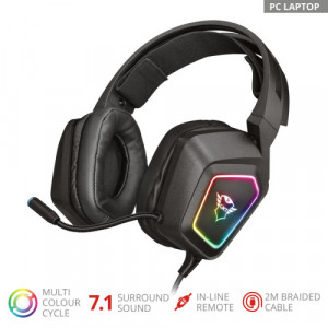 TRUST GXT 450 Blizz RGB 7.1 Surround Gaming Headset