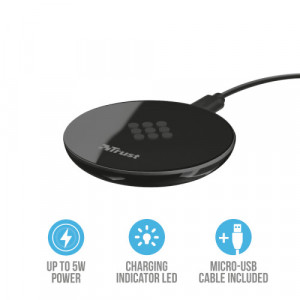 TRUST Primo Wireless Charger for smartphones - black