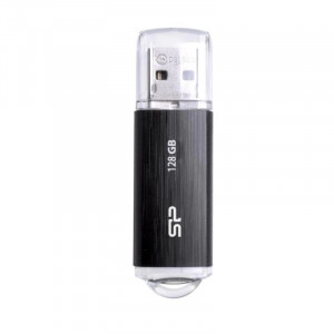 USB Flash Drive Silicon Power, Blaze B02, 3.2, 128GB, NM/ SP128GBUF3B02V1K, Negru