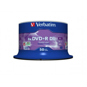VERBATIM DVD+R DOUBLE LAYER SP50 8X
