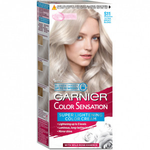 Vopsea de par permanenta cu amoniac Garnier Color Sensation S11 Ultra Smoky Blond, 110 ml
