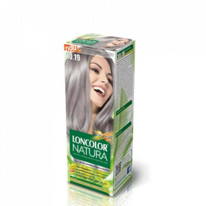 Vopsea de par permanenta Loncolor Natura 10.19 Blond argintiu, 100 ml