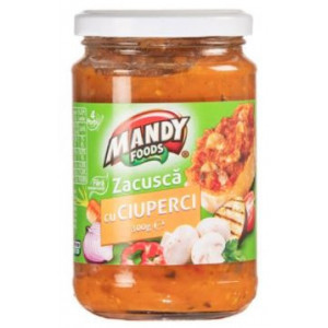 Zacusca cu ciuperci Mandy Foods 300g, NM26300