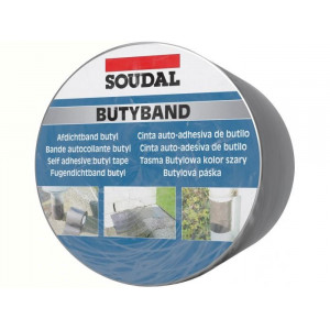 111085 Banda Butilica butyband Aluminiu 15cm x 10m