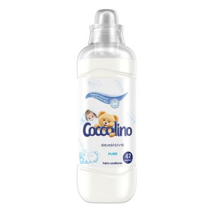 Balsam de rufe Coccolino Sensitive Pure, 42 spalari, 1050 ml, Alb