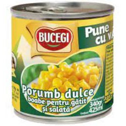 Boabe de porumb dulce pentru gatit si salata Bucegi 420g, NM26712