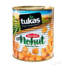Boabe fierte de naut Tukas 800g, NM23676