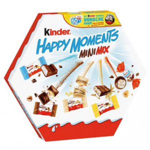Bomboane cu ciocolata Kinder Happy Moments 162g, NM25371