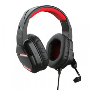 Casti gaming Trust GXT 448 NIXXO, iluminare LED, jack 3.5 mm, difuzoare 50 mm, NM/ 24030, Negru