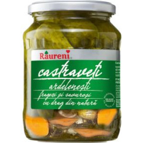 Castraveti ardelenesti in otet Raureni 680g, NM26302