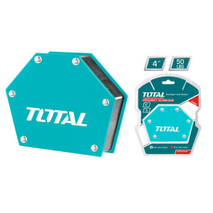 Coltare magnetice pentru sudura Total TAMWH50046/NM, unghi 30-135°, 178x90x17,2 mm, 4", forta 50 lbs, Verde
