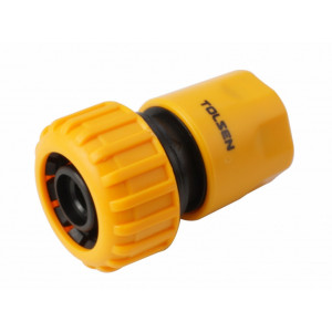 Conector rapid cu opritor Tolsen, 3/4",din plastic, NM/ TL-57164, Galben/Negru