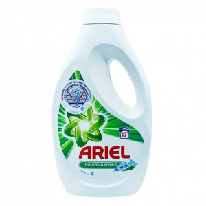 Detergent automat lichid Ariel Mountain Spring, 17 spalari, 935 ml, Alb