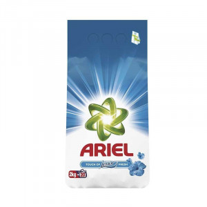 Detergent automat pudra Ariel Touch of Lenor Fresh, 20 spalari, 2 kg, Alb/Blue