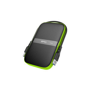HDD portabil Silicon Power Armor A60 2TB, USB 3.0, shockproof/water-resistant, NM/ SP020TBPHDA60S3K, Negru