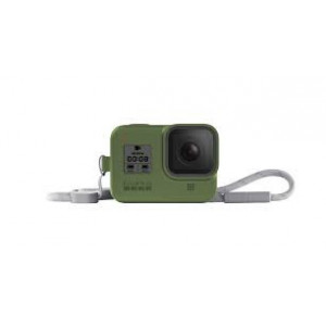 Husa silicon + snur reglabil GoPro Sleeve, compatibil cu Hero8, NM/ AJSST-005 Verde