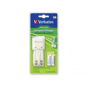 Incarcator baterii Verbatim AA/AAA, Ni-MH + 2 baterii AAA, 930mAh