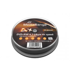 MediaRange DVD+RW 4x Cake10