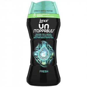 Perle parfumate Lenor Unstoppables cu parfum Fresh, 210 g, Negru