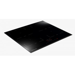Plita incorporabila inductie Tesla, 7200 W, 60 cm, 4 zone gatit, sticla Schott Ceran, NM/ HI6200TB, Negru