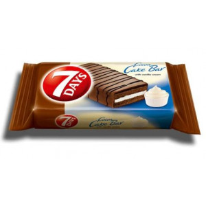 Prajitura cu umplutura de crema de vanilie 7 Days 16 x 32g, NM23471