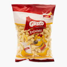 Pufuleti cu aroma de lapte Gusto 80g, NM25709