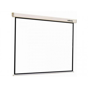 Reflecta Crystal-Line Rollo 4:3 200x159 cm spate negru / margine neagra / carcasa alba