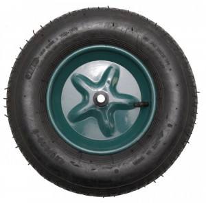 Roata roaba - TT - ax subtire 14mm - mixt - 4.00-8 4PR