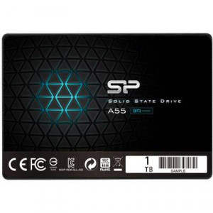 SSD Silicon Power A55 Ace 128 GB, 3D NAND, SATA III, NM/ SP128GBSS3A55S25, Negru