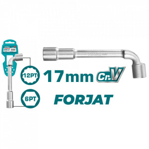 TOTAL - Cheie tubulara tip L - 17mm (INDUSTRIAL)