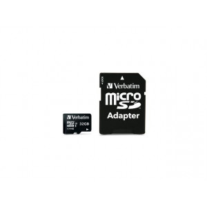 Verbatim Pro microSDHC U3 32GB with adapter