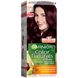 Vopsea de par permanenta cu amoniac Garnier Color Naturals 3.61 Deliciuos Blackberry, 110 ml