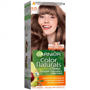 Vopsea de par permanenta cu amoniac Garnier Color Naturals 6.25 Castaniu, 110 ml