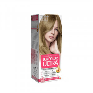 Vopsea de par permanenta Loncolor Ultra Max 8.1 Blond Bej, 100 ml