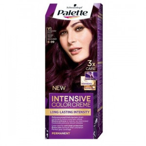 Vopsea de par permanenta Palette Intensive Color Cream V5 (6-99) Violet Intens, 110 ml