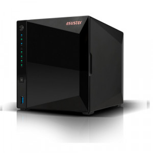 ASUSTOR NAS 4 Bay Tower Quad-Core, 1.4GHz,2GB DDR4, 2.5GbE x1