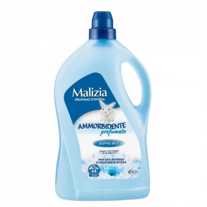 Balsam de rufe Malizia Ammorbidente Soffio Blu, 44 spalari, 4l, Alb