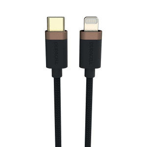 Cablu Duracell USB-C to Lightning C94 1 metru, Negru