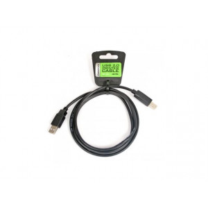 Cablu USB 2.0 Omega AM-BM NM/OUAB1, 1.5 m, Negru