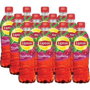 Ceai Lipton Ice Tea de zmeura 12 x 500ml, NM26150