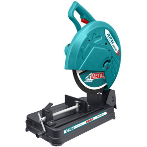Circular de banc debitat metale Total TS92435526E/NM, 2400 W, 3900 Rpm, disc 355 mm, 220 V, Negru/Verde