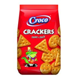 Crackers cu sare Croco 100g + pufuleti Croco 12g, NM23464