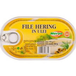 File de hering in ulei Merve 170g, NM23221