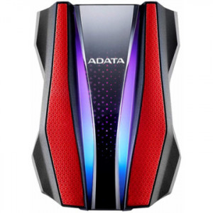 HDD Extern Adata Durable HD770G 2 TB, RGB, 2.5", USB 3.2 Gen 1, NM/ AHD770G-2TU32G1-CRD, Multicolor