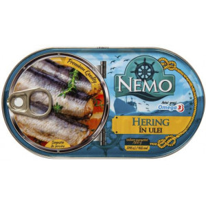 Hering in ulei Nemo 170g, NM23057