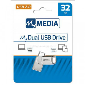 My Media Dual USB 2.0 /USB C Drive 32GB