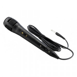 Omega Wired Microphone For Speakers 6.5mm Jack 3m Cable