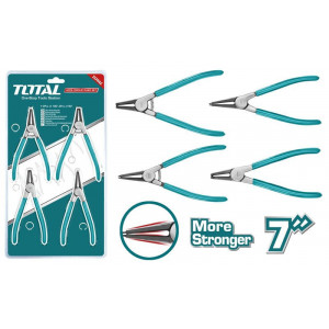 Set clesti pentru sigurante Total, 4 bucati, 7"/180 mm, NM/ THTJ214042, Turcoaz
